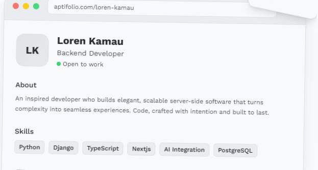 Deep Graphite Portfolio preview