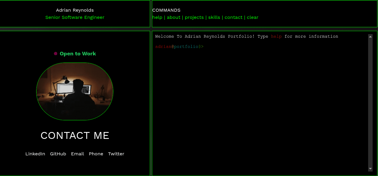 Cyber Deck Terminal preview